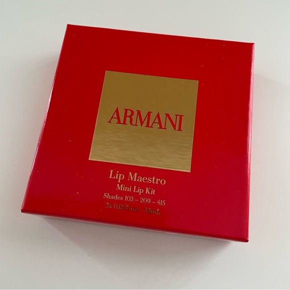 Armani Beauty Mini Lip Maestro Trio Set - Picture 4 of 7